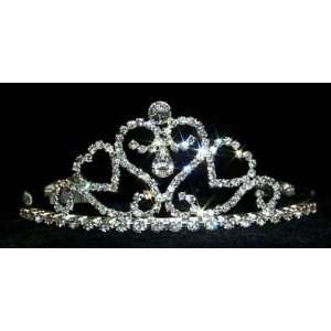  Symmetrical Hearts Tiara #12580