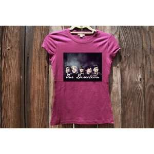 One Direction Band T shirt PLUM SMALL Cotton Spandex Super 