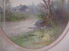 Pastel of Cottage by Clarence E Braley – Signed  