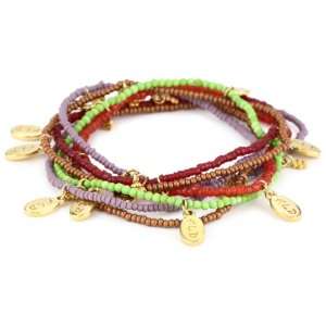  Flying Lizard Designs Multi Colored Buddha Bracelet Set Jewelry
