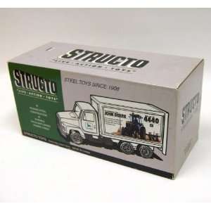  1/25 Structo Steel Box truck w/ tandem axle, John Deere 