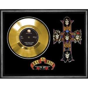  Guns n Roses Sweet Child Of Mine Framed Gold Record A3 