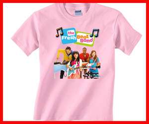 Fresh Beat Band Shirt   Birthday Shirts in Pink or Blue Customize Your 