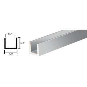 CRL Brite Anodized 1/2 Aluminum U Channel with 5/8 Wall Height 