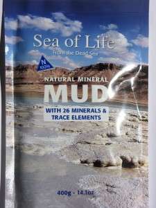 Natural Dead Sea Mineral Mud   400g Sea Of Life  