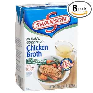 Swanson Aseptic Natural Goodness Chicken Broth, 48 Ounce Aseptic Box 