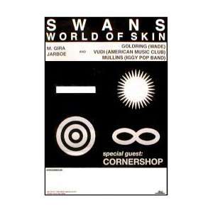  SWANS World of Skin Tour Music Poster