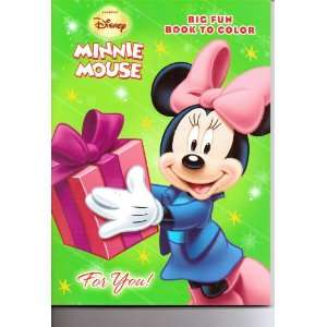  Disney Minnie Mouse Big Fun Book to Color ~ For You 