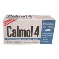 Calmol 4 Hemorrhoidal Suppositories #24  