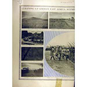  1916 Africa Ww1 War Smuts Bura Mbuyuni Old Print