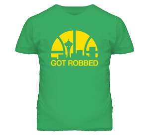 Got Robbed Seattle Super Sonics Basketball T Shirt  