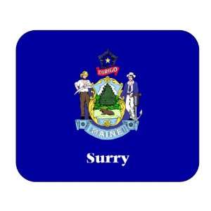  US State Flag   Surry, Maine (ME) Mouse Pad Everything 