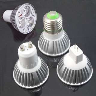 3W LED Spot Down Light Bright Lamp Bulb Spotlight MR16/12V E27/GU10 