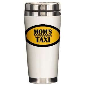  Moms Taxi Funny Ceramic Travel Mug by 