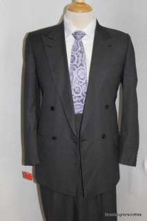 BRIONI HAND MADE IN ITALY MEN SUIT SZ 36 R PANTS 33 X 35 #484  
