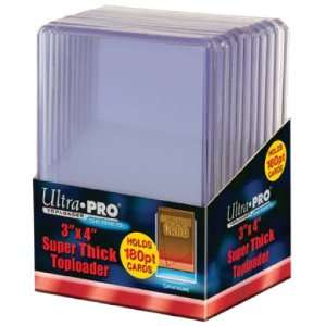 Ultra Pro 3 X 4 Super Thick Topload Card Holder (100 Count)  