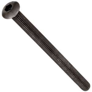 Black Oxide Alloy Steel Button Head Socket Cap Screw, Hex Socket Drive 