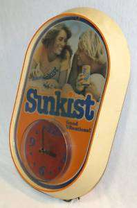 Sunkist Vintage Wall Clock  