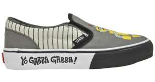 Vans Yo Gabba Gabba Slip On Shoes Plex Robot Skate Youth Kids 