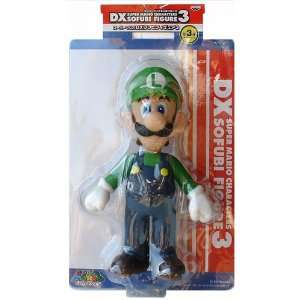  Super Mario Brothers DX Sofubi 3 Luigi 9 Figure 