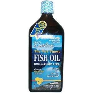  Carlson Labs Labs, The Very Finest Fish Oil, Lemon, 6.7 fl 