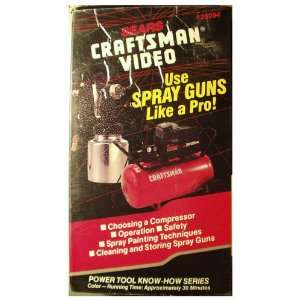    Craftsman Video Use Spray Guns Like a Pro VHS 