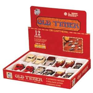  Old Timer Vintage Pullbacks   12 pack Toys & Games