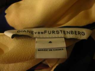   DIANE von FURSTENBERG Sophie Printed Button down front Silk Belt Dress