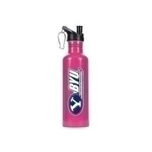  BYU Cougars Pink 26 oz Stainless Steel Water Bottle with 