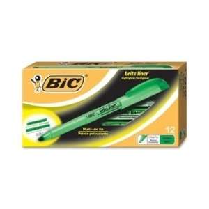  BIC Brite Liner Highlighter   Green   BICBL11GN Office 