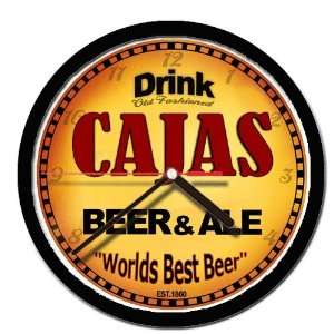  CAJAS beer and ale cerveza wall clock 