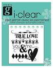 CLEAR RUBBER STAMPS VALENTINES DAY INKADINKADO BUNNY LOVE 