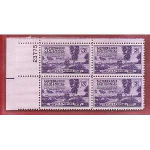  Postage Stamps US California Gold Centennial Sc 954 Block 
