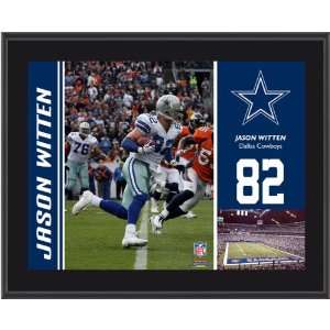   Dallas Cowboys Jason Witten 10.5 x 13 Sublimated Plaque Sports