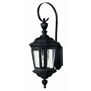  Camelot Wall Lantern with Scroll in Black
