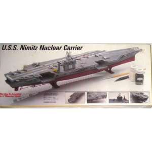  U.S.S. Nimitz Nuclear Carrier 1/720 Scale Model Kit Toys 