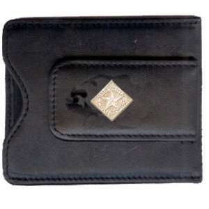   Rangers Gold Plated Leather Money Clip & C/C Holder