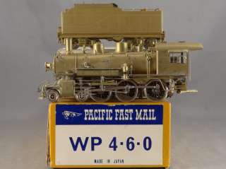 HO SCALE BRASS PFM WP WESTERN PACIFIC 4 6 0   REWORKED   SUPERB SMOOTH 