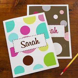    Personalized Folders for Girls   On The Go