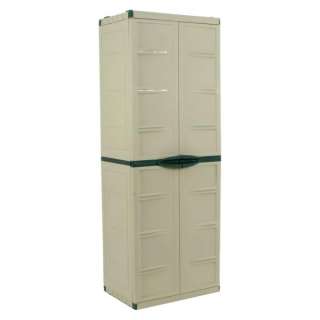 8m Outdoor Durable Plastic Storage Cabinet Cupboard 65 x 45 x 180cm 
