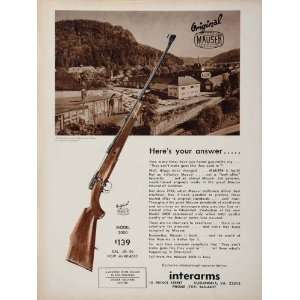   2000 Rifle Gun Oberndorf Germany   Original Print Ad
