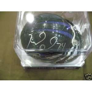  Michael Oher Signed Mini Helmet   RIDDELL   Autographed 