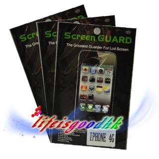 CLEAR GUARD Screen protector For Apple iPhone 4G  