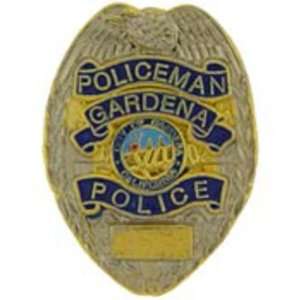  Gardena Police Officer Badge Pin 1 Arts, Crafts & Sewing