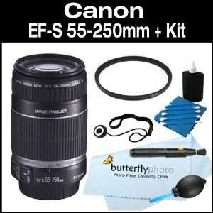  Canon EF S 55 250mm f/4.0 5.6 IS Telephoto Zoom Lens for Canon 