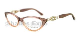 NEW BVLGARI EYEGLASSES 4036 B BV 4036B BROWN RX 5055  