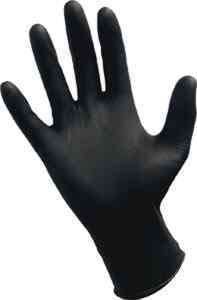 Black Nitrile Gloves No Latex No Powder Sm Case 10/bxs  