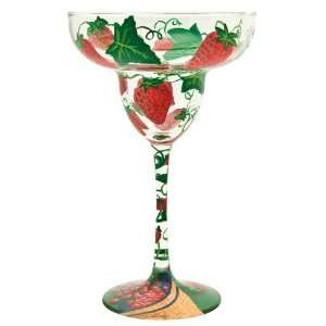    Lolita Love My Margarita Glass, Strawberry Fields