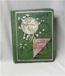 1880 Scrapbook Album w/Many, Many Trade Cards, etc.  