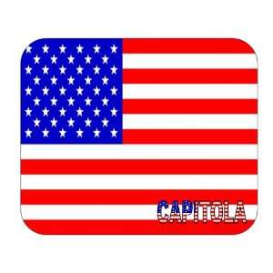  US Flag   Capitola, California (CA) Mouse Pad Everything 